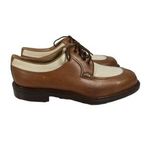 Vintage Nike Men's Brown Leather Golf Shoe Size 9.5 *No Box*